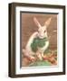 Rabbit with Vegetables-null-Framed Art Print