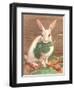 Rabbit with Vegetables-null-Framed Art Print