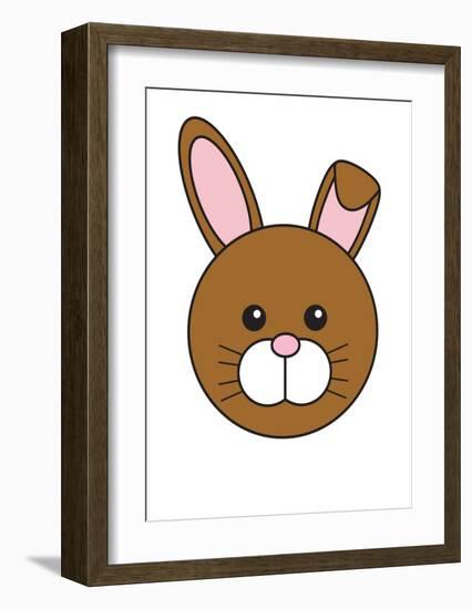 Rabbit-null-Framed Art Print