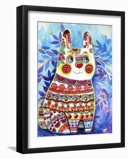 Rabbit-Oxana Zaika-Framed Giclee Print