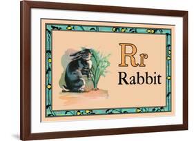 Rabbit-null-Framed Art Print