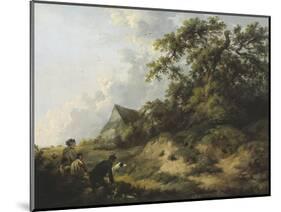 Rabbiting-George Morland-Mounted Giclee Print