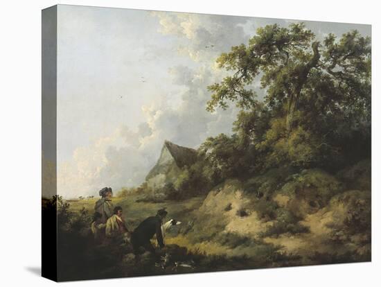 Rabbiting-George Morland-Stretched Canvas