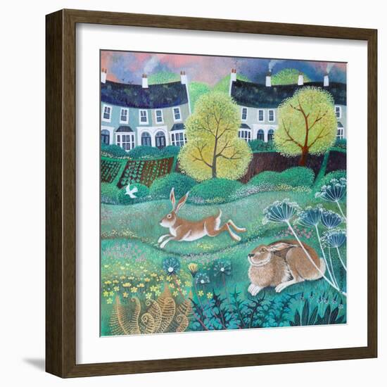 Rabbits, 2017-Lisa Graa Jensen-Framed Giclee Print