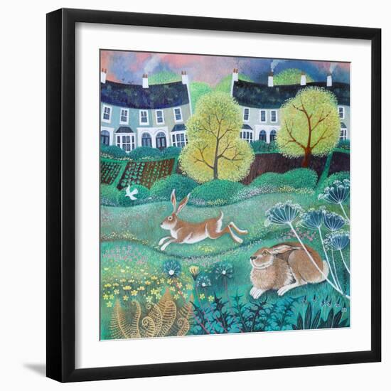 Rabbits, 2017-Lisa Graa Jensen-Framed Giclee Print