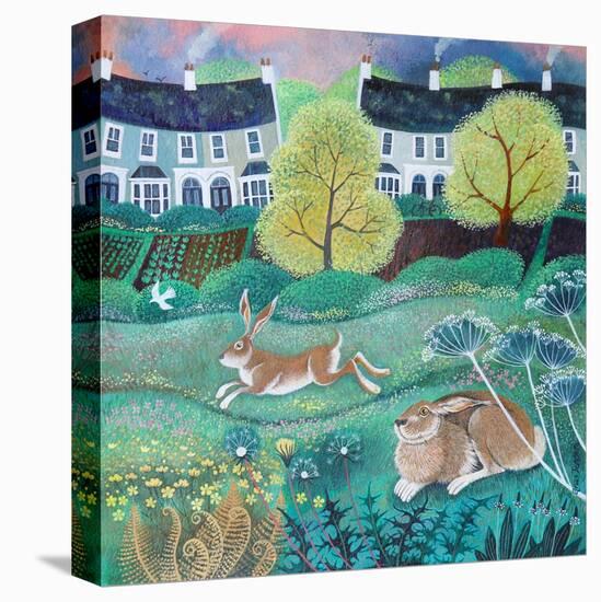 Rabbits, 2017-Lisa Graa Jensen-Stretched Canvas