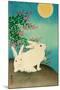 Rabbits and the Moon-Koson Ohara-Mounted Giclee Print