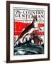 "Rabbits in Pussy Willows," Country Gentleman Cover, April 5, 1924-Paul Bransom-Framed Giclee Print