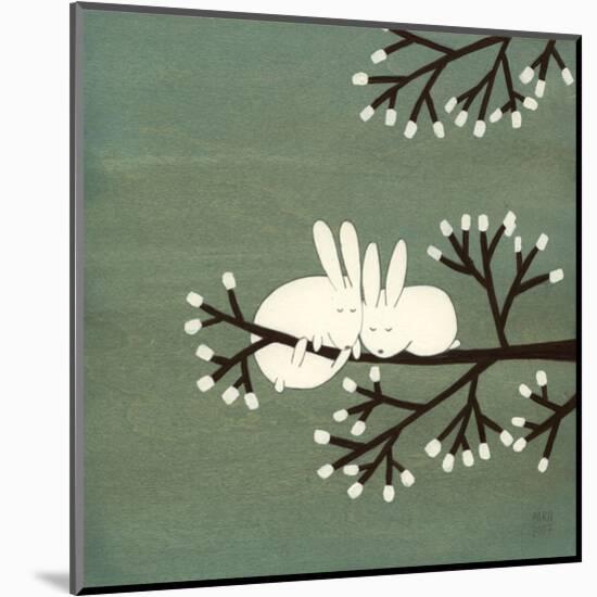 Rabbits on Marshmallow Tree-Kristiana Pärn-Mounted Art Print