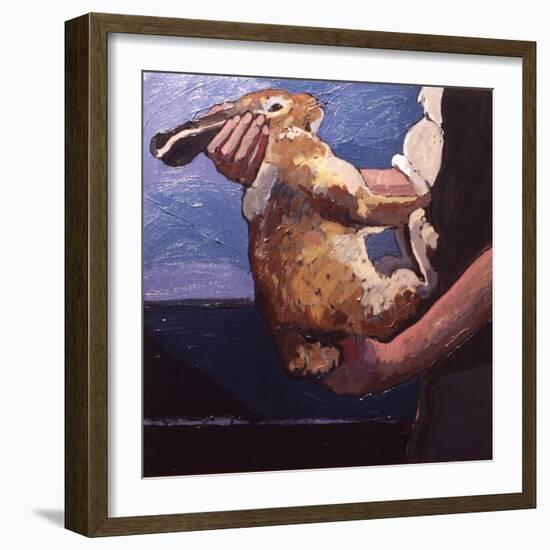 Rabbits Soon Become Tame If Handled Correctly, 1981-Peter Wilson-Framed Giclee Print