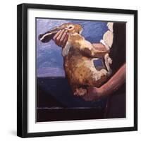 Rabbits Soon Become Tame If Handled Correctly, 1981-Peter Wilson-Framed Giclee Print