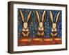 Rabbits-Karrie Evenson-Framed Art Print