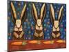 Rabbits-Karrie Evenson-Mounted Art Print