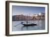 Rabelos boat, Ribeira District, UNESCO World Heritage Site, Se Cathedral, Palace of the Bishop, Por-Markus Lange-Framed Photographic Print