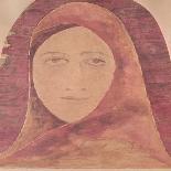 Head of a Woman-Rabindranath Tagore-Giclee Print
