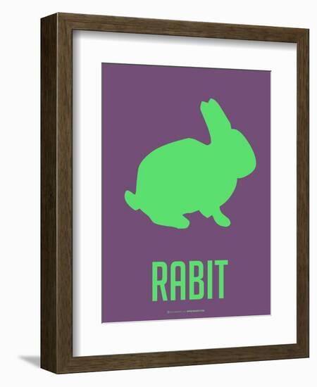 Rabit Green-NaxArt-Framed Art Print