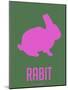 Rabit Pink-NaxArt-Mounted Art Print