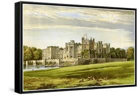 Raby Castle, County Durham, Home of the Duke of Cleveland, C1880-AF Lydon-Framed Stretched Canvas