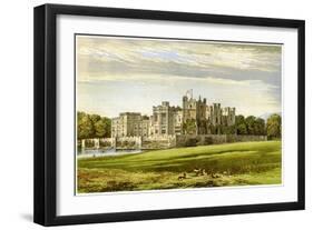 Raby Castle, County Durham, Home of the Duke of Cleveland, C1880-AF Lydon-Framed Giclee Print