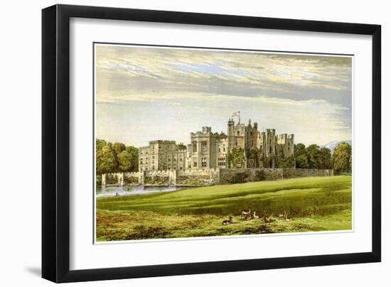 Raby Castle, County Durham, Home of the Duke of Cleveland, C1880-AF Lydon-Framed Giclee Print