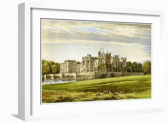 Raby Castle, County Durham, Home of the Duke of Cleveland, C1880-AF Lydon-Framed Giclee Print