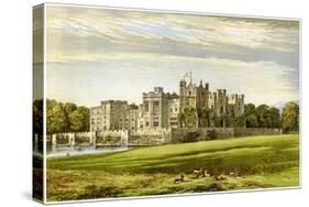 Raby Castle, County Durham, Home of the Duke of Cleveland, C1880-AF Lydon-Stretched Canvas