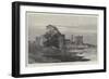 Raby Castle, Side View from the Lake-null-Framed Giclee Print