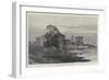 Raby Castle, Side View from the Lake-null-Framed Giclee Print