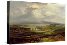 Raby Castle, the Seat of the Earl of Darlington, 1817 (Oil on Canvas)-Joseph Mallord William Turner-Stretched Canvas