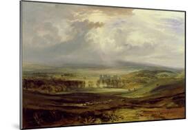 Raby Castle, the Seat of the Earl of Darlington, 1817 (Oil on Canvas)-Joseph Mallord William Turner-Mounted Giclee Print