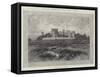 Raby Castle, View from the Fields Near the Road-Charles Auguste Loye-Framed Stretched Canvas