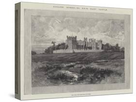 Raby Castle, View from the Fields Near the Road-Charles Auguste Loye-Stretched Canvas