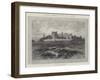 Raby Castle, View from the Fields Near the Road-Charles Auguste Loye-Framed Giclee Print