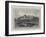 Raby Castle, View from the Fields Near the Road-Charles Auguste Loye-Framed Giclee Print