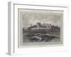 Raby Castle, View from the Fields Near the Road-Charles Auguste Loye-Framed Giclee Print