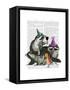 Raccoon Party-Fab Funky-Framed Stretched Canvas