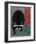 Raccoon Xmas-Marie Sansone-Framed Premium Giclee Print