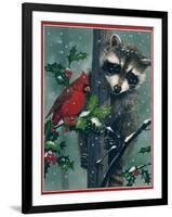 Raccoon-William Vanderdasson-Framed Giclee Print