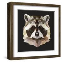 Raccoon-Lora Kroll-Framed Art Print