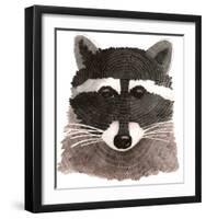 Raccoon-Jeannine Saylor-Framed Art Print