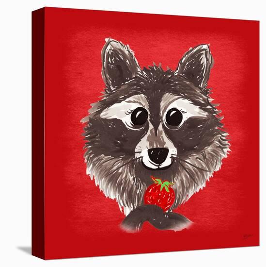 Raccoon-Bella Dos Santos-Stretched Canvas
