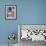Raccoon-Oxana Zaika-Framed Giclee Print displayed on a wall