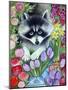 Raccoon-Oxana Zaika-Mounted Giclee Print