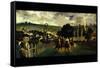 Race At Longchamp By Edouard Manet-Edouard Manet-Framed Stretched Canvas