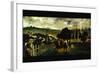 Race At Longchamp By Edouard Manet-Edouard Manet-Framed Art Print