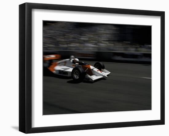 Race Car Driving, USA-Michael Brown-Framed Photographic Print