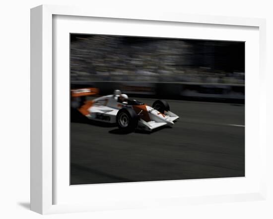 Race Car Driving, USA-Michael Brown-Framed Photographic Print