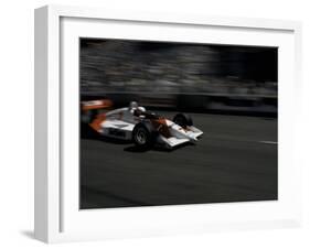 Race Car Driving, USA-Michael Brown-Framed Photographic Print