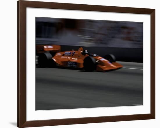 Race Car Driving, USA-Michael Brown-Framed Photographic Print