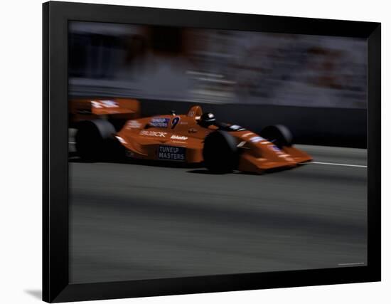 Race Car Driving, USA-Michael Brown-Framed Photographic Print